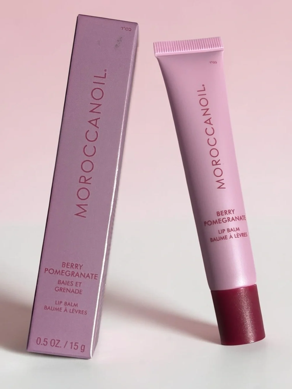 NEW in Box! Moroccanoil Lip Balm Berry Pomegranate 0.5 oz